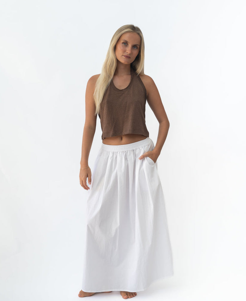 Lazy Beach April Skirt | White - Skirts