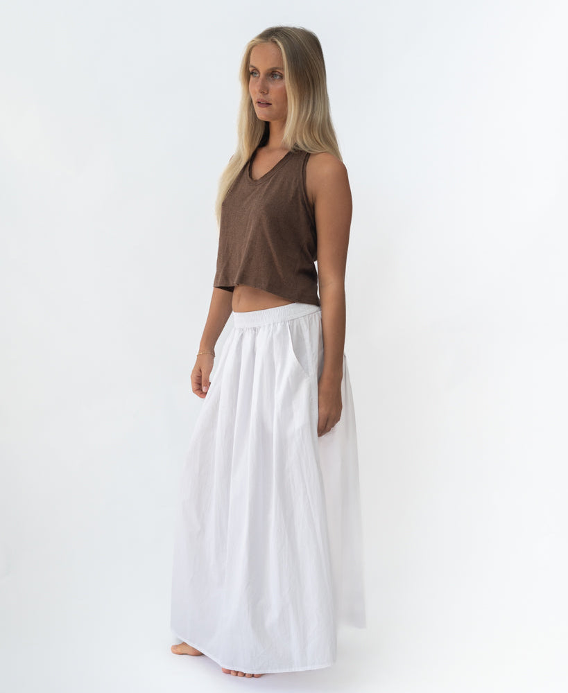 Lazy Beach April Skirt | White - Skirts