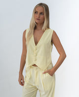 Lazy Beach Jay Vest | Lemon - Vests