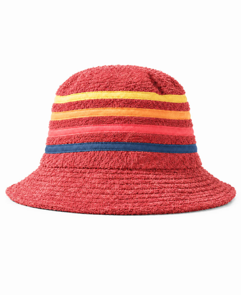 Golden Breed Long Island Terry Bucket Hat | Wash Red - Bucket Hats