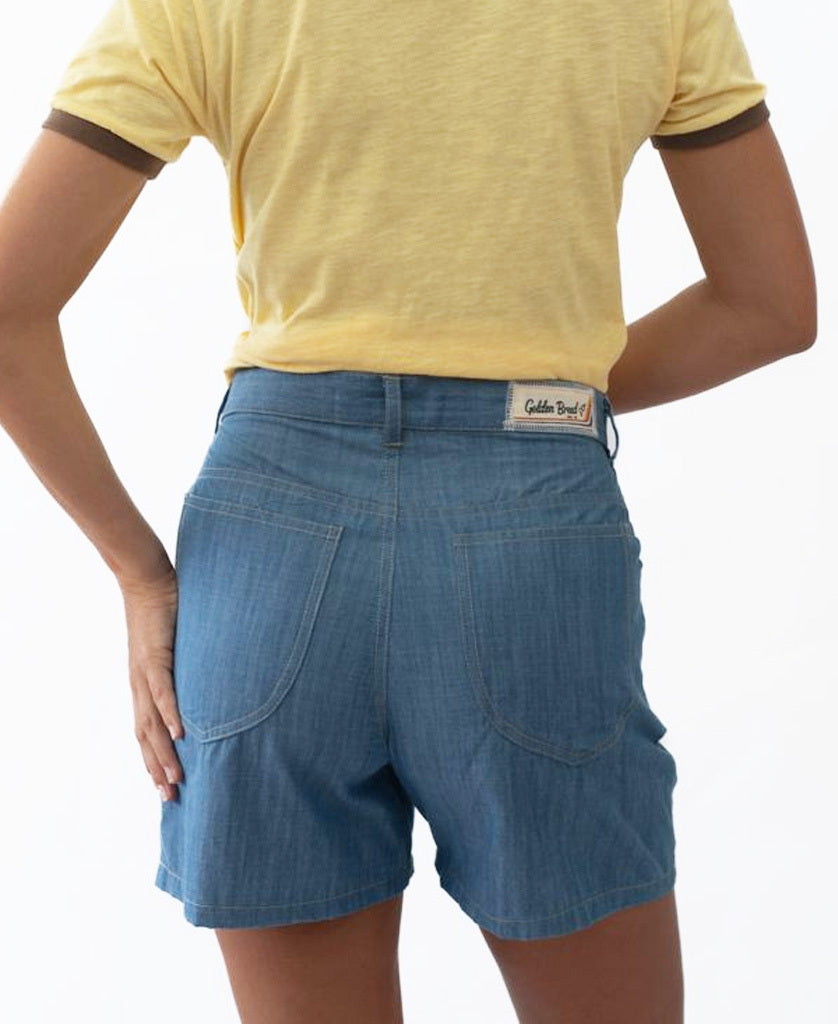 Golden Breed Lyla Short | Blue - Shorts