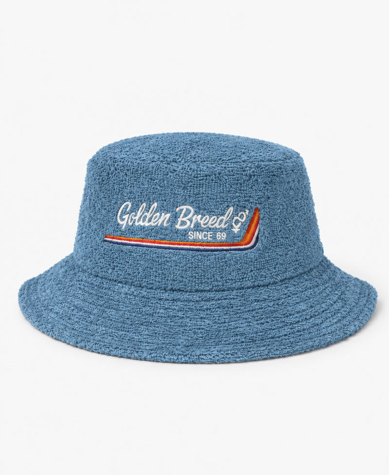 Golden Breed Norris Terry Bucket Hat | Ocean - Bucket Hats