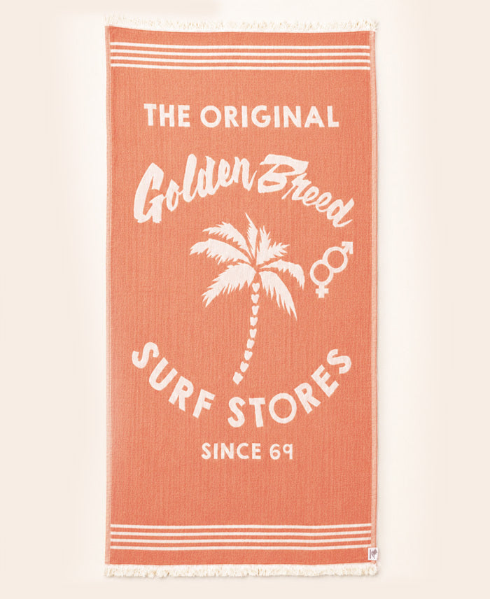 Golden Breed GB Otto Towel | Orange - Beach Towels