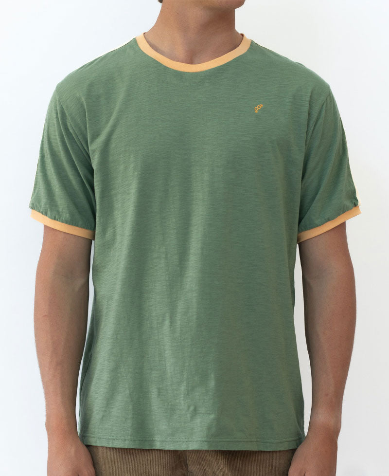 Golden Breed Throwback Tee | Leaf Green - T-Shirts