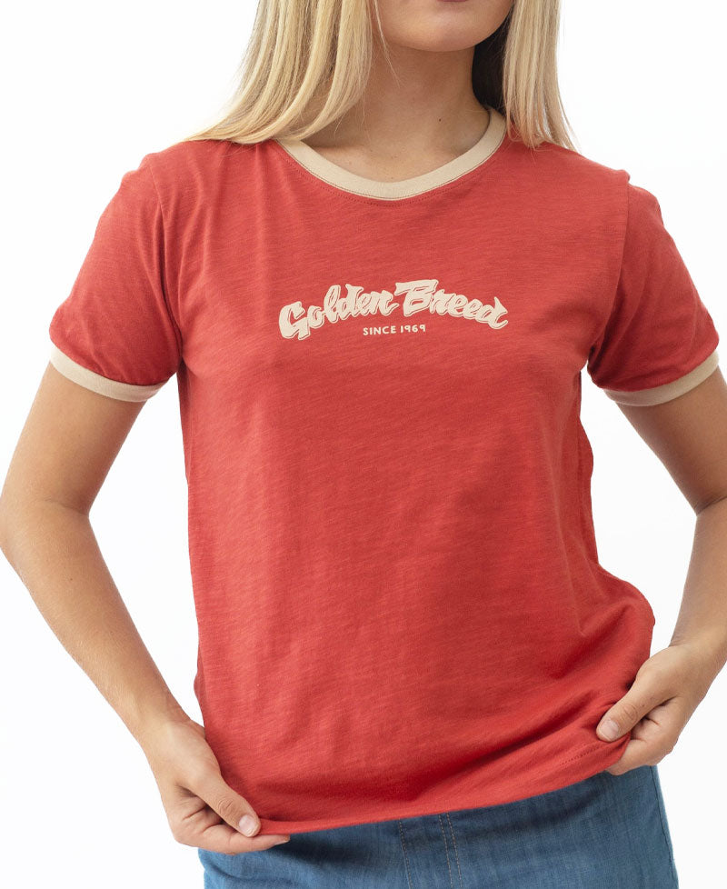 Golden Breed GB Vintage Ringer Tee - T-Shirts