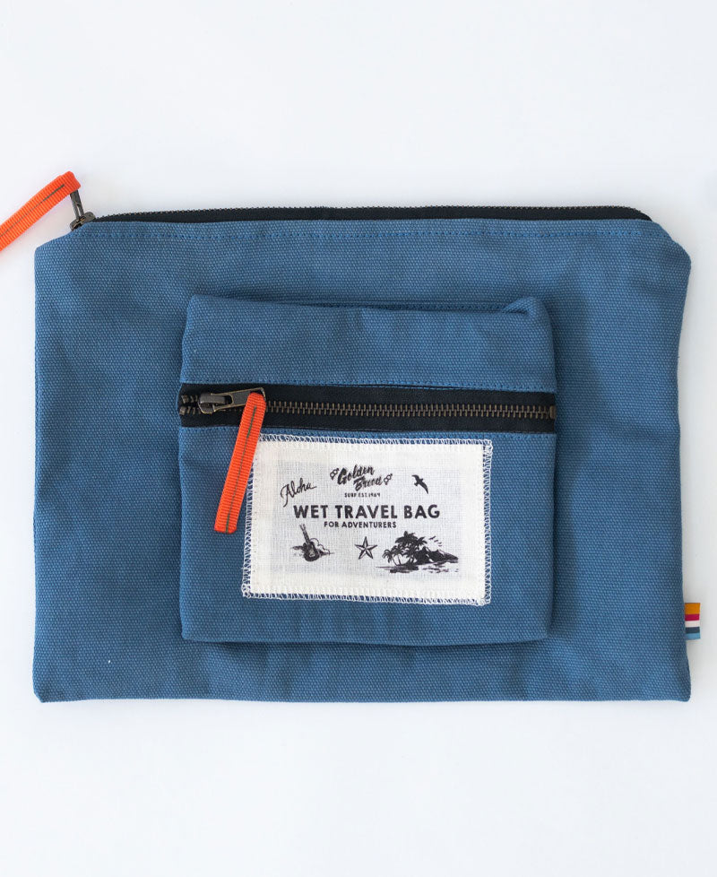 Golden Breed Manly Smurf Wet Travel Bag | Wash Black - Dry Bags