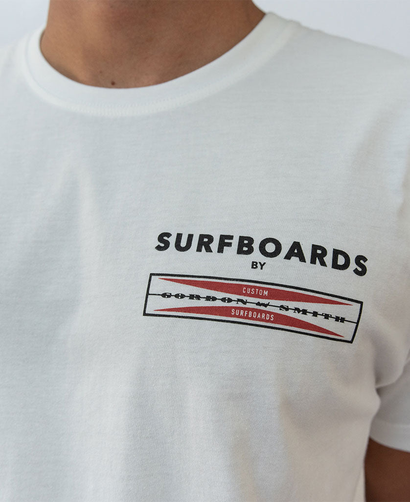 GS Corp Logo Tee | Off White - Golden Breed