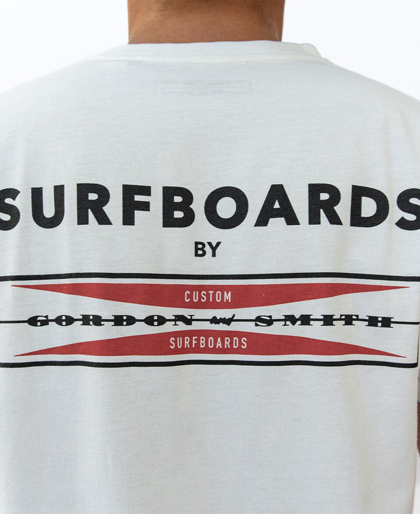 GS Corp Logo Tee | Off White - Golden Breed