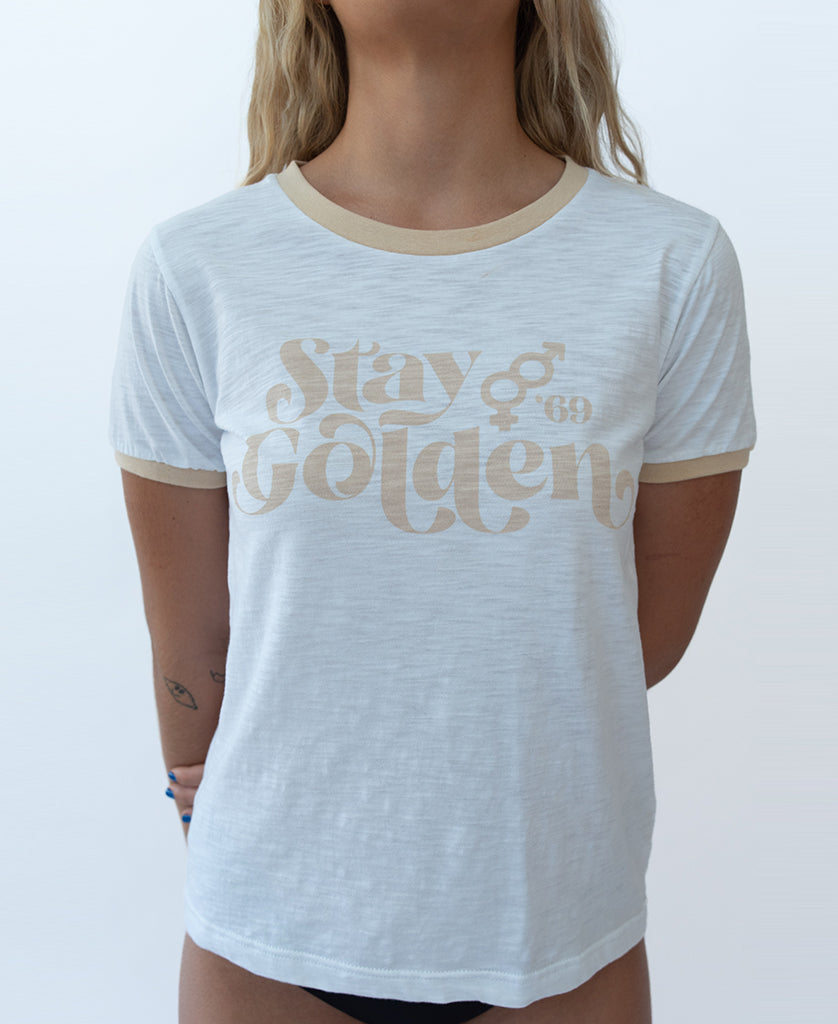 Stay Golden Ringer | White - Golden Breed