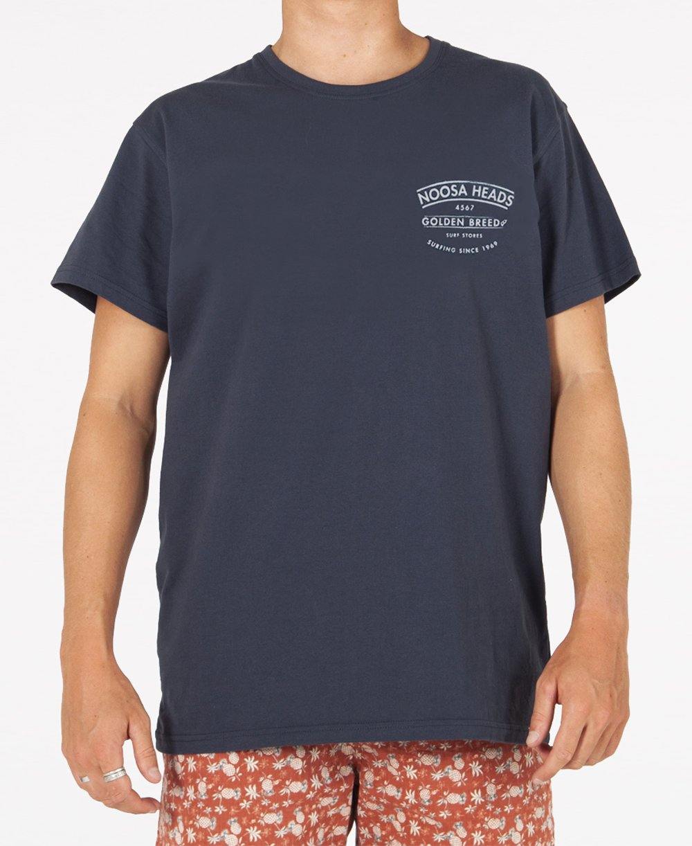 Noosa Boards Tee | Navy - Golden Breed