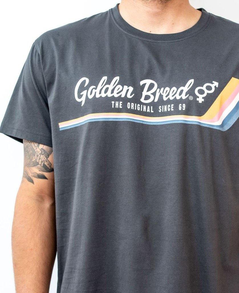 Retro Tee | Wash Black - Golden Breed