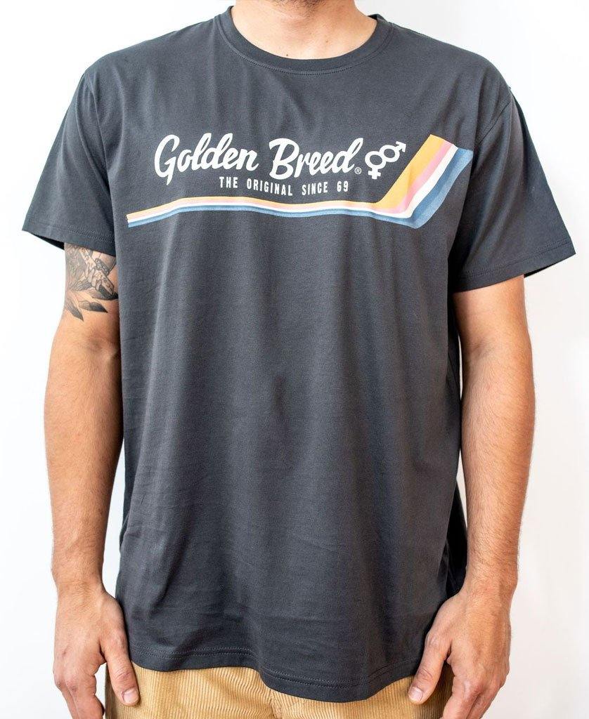 Retro Tee | Wash Black - Golden Breed