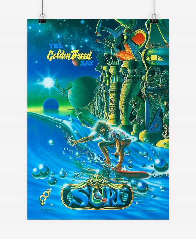 The GB Say Surf Poster (Unframed) - Golden Breed