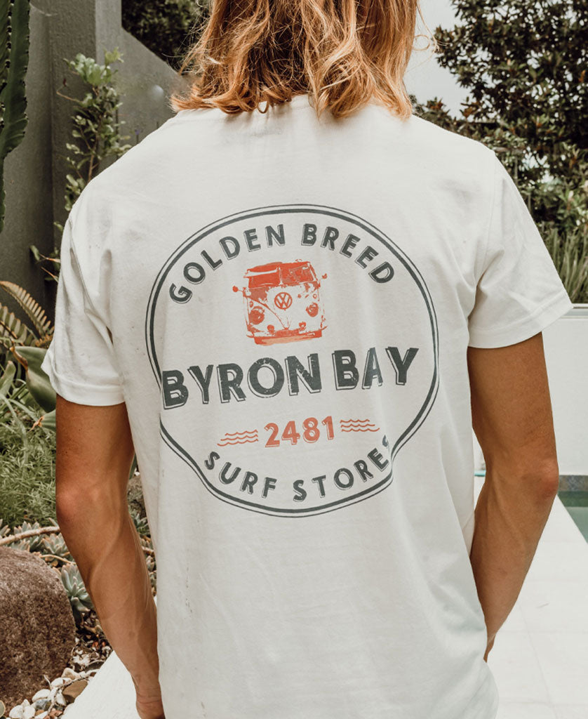 Byron Kombi Tee | Off White - Golden Breed