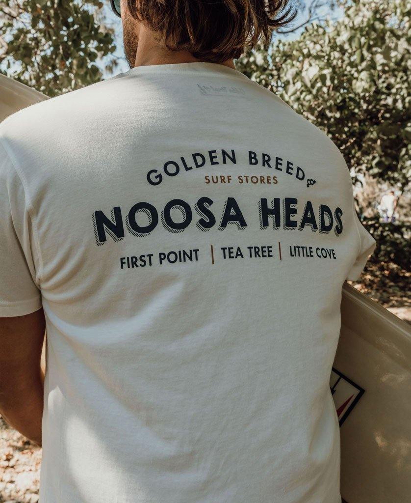 Noosa Old School Tee | Off White - Golden Breed