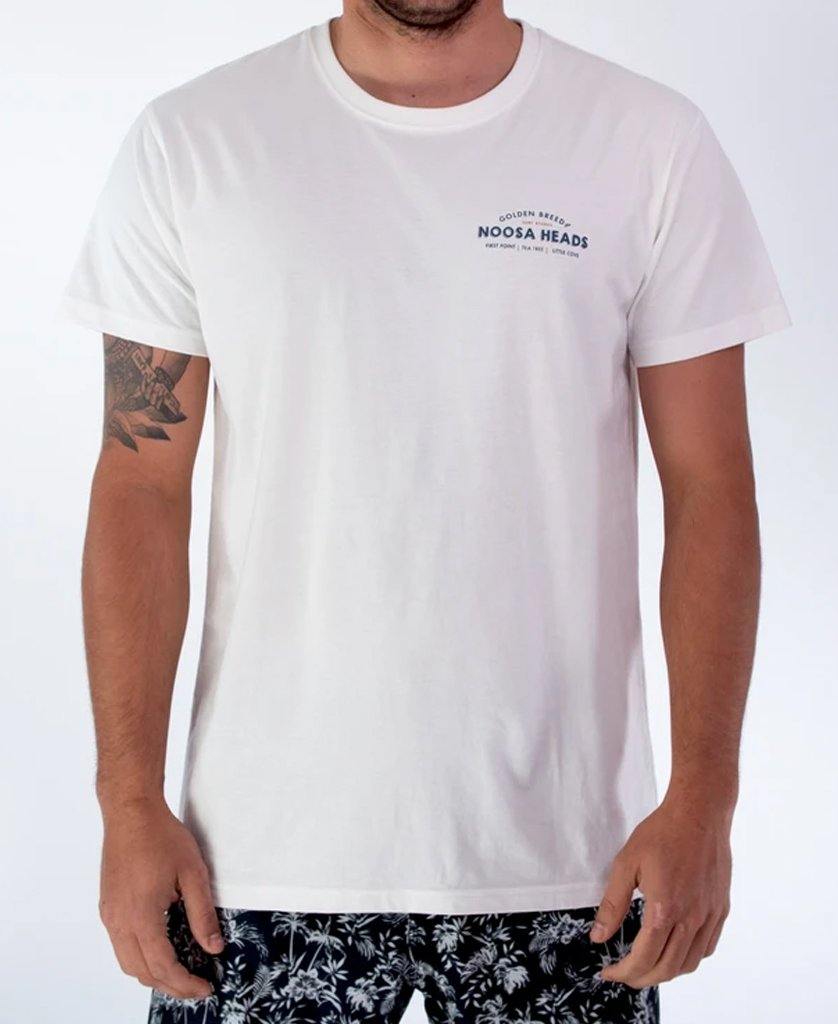 Noosa Old School Tee | Off White - Golden Breed