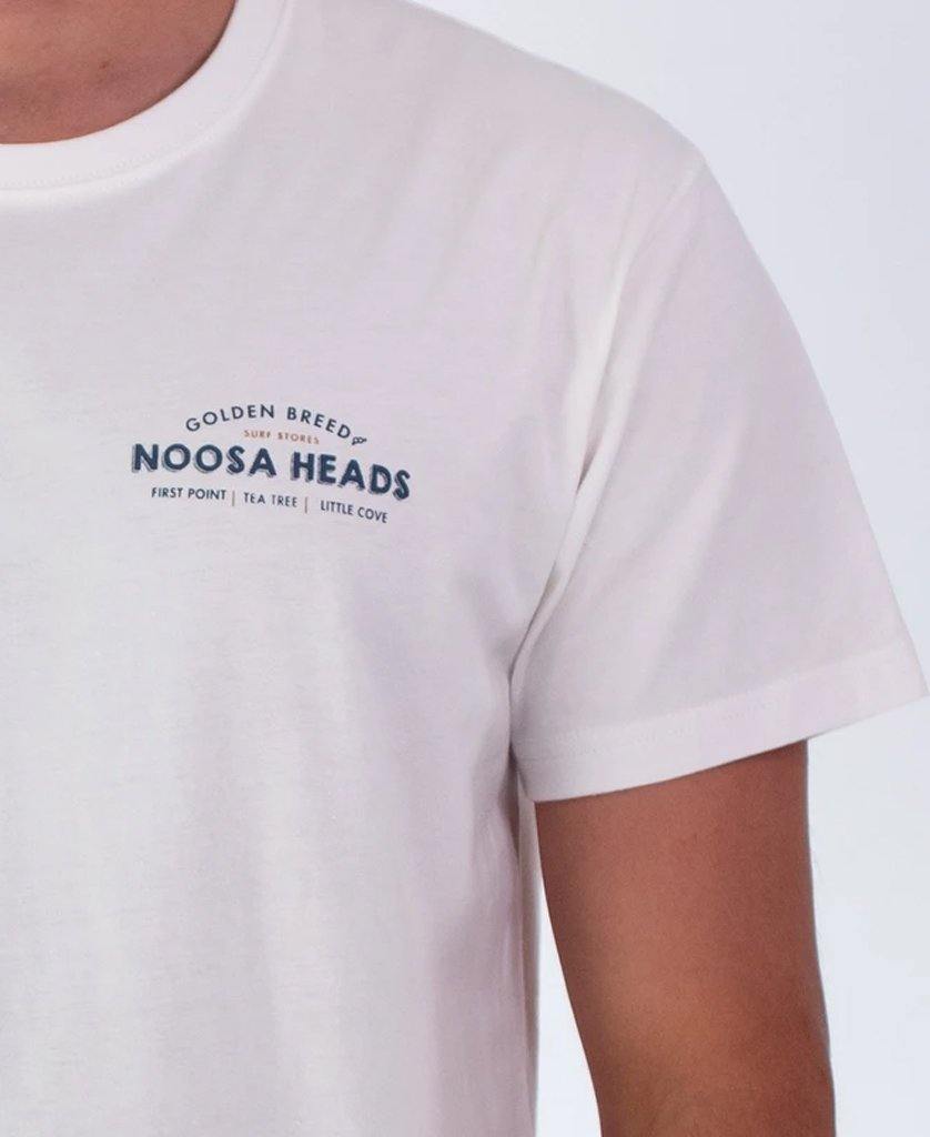 Noosa Old School Tee | Off White - Golden Breed