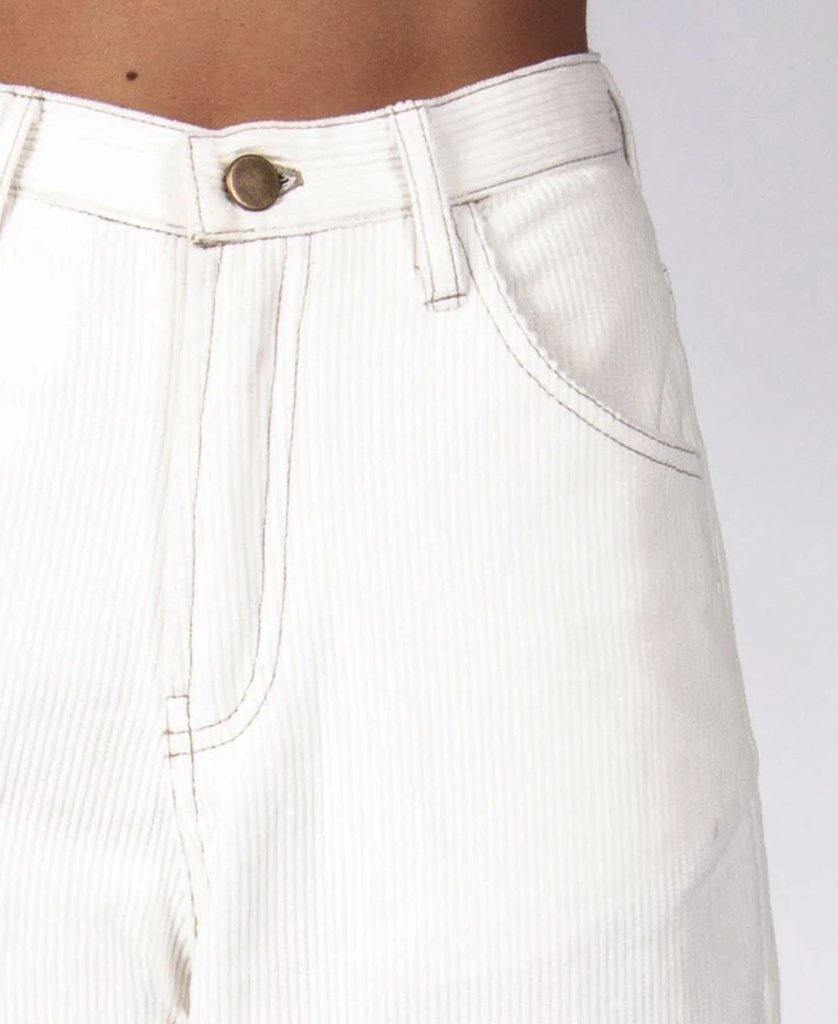 Golden Breed Jenny Cord Pant | Off White - Trousers
