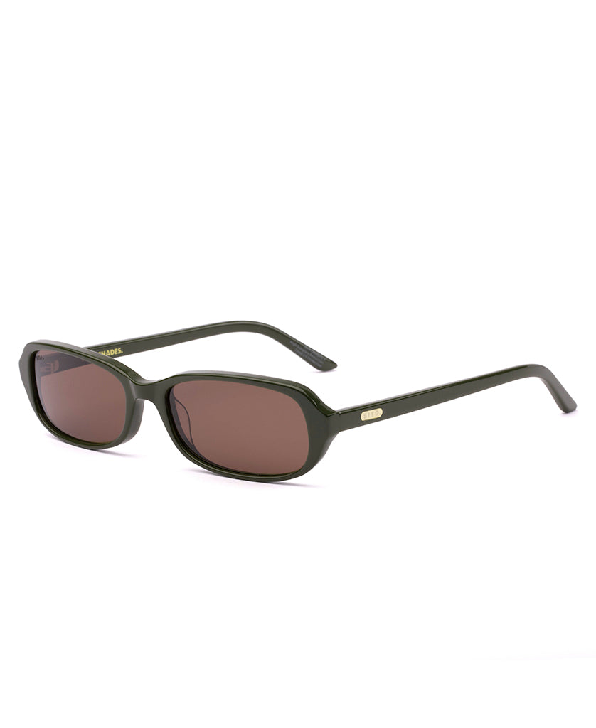 Sito ROUX: OLIVE/COFFEE - Sunglasses