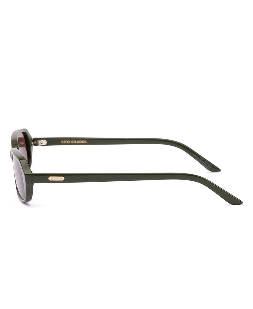 Sito ROUX: OLIVE/COFFEE - Sunglasses