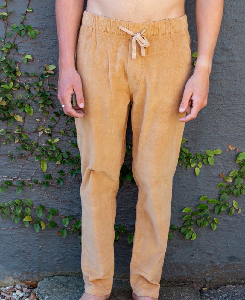 Fred Stretch Cord Pant | Dark Camel