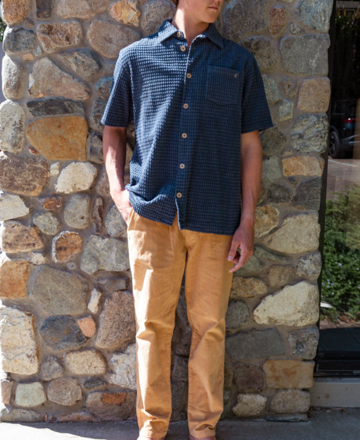 Fred Stretch Cord Pant | Dark Camel