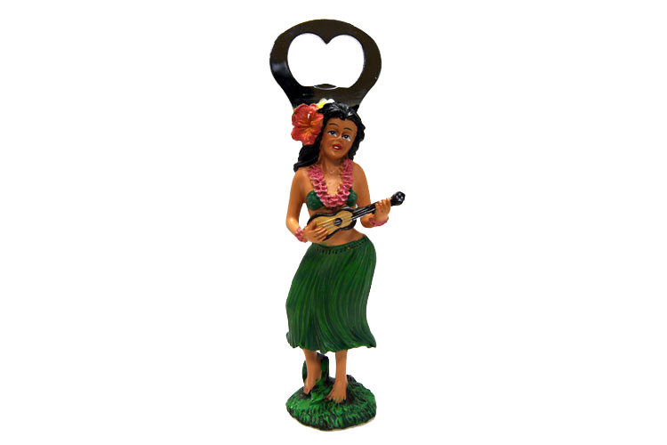 Hula Girl Bottle Opener Ukulele