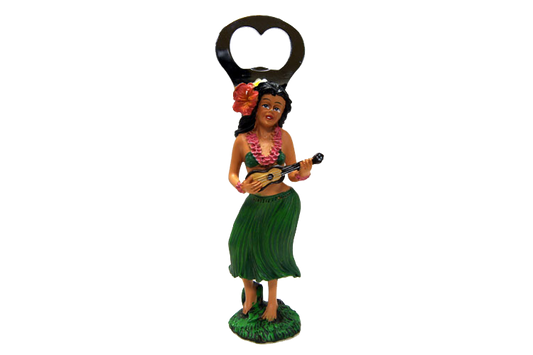 Hula Girl Bottle Opener Ukulele