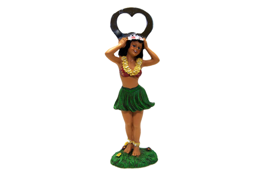 Hula Girl Bottle Opener Dancing-Golden Breed