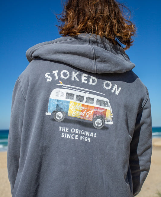 Breaker Hoodie | Denim - Golden Breed