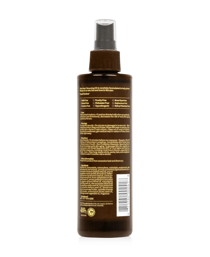Sun Bum Sun Bum SPF15 Browning Oil | 250ml - Tanning Oil & Lotions