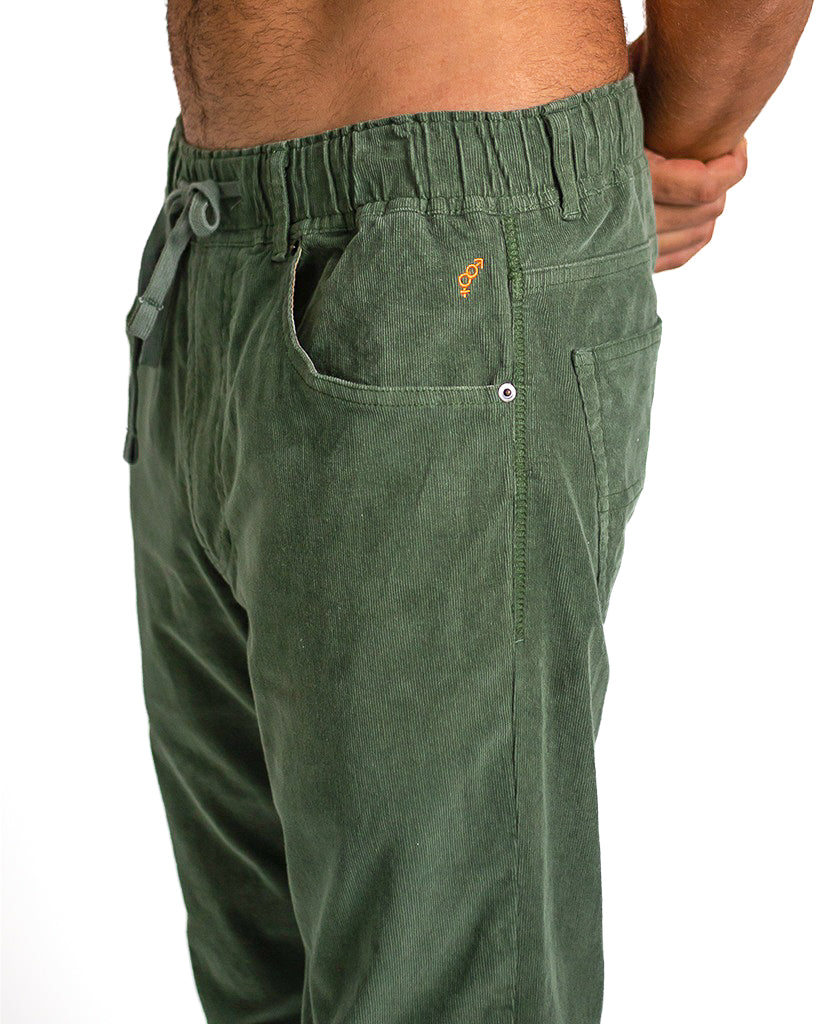 Catch Stretch Cord Pant | Khaki - Golden Breed