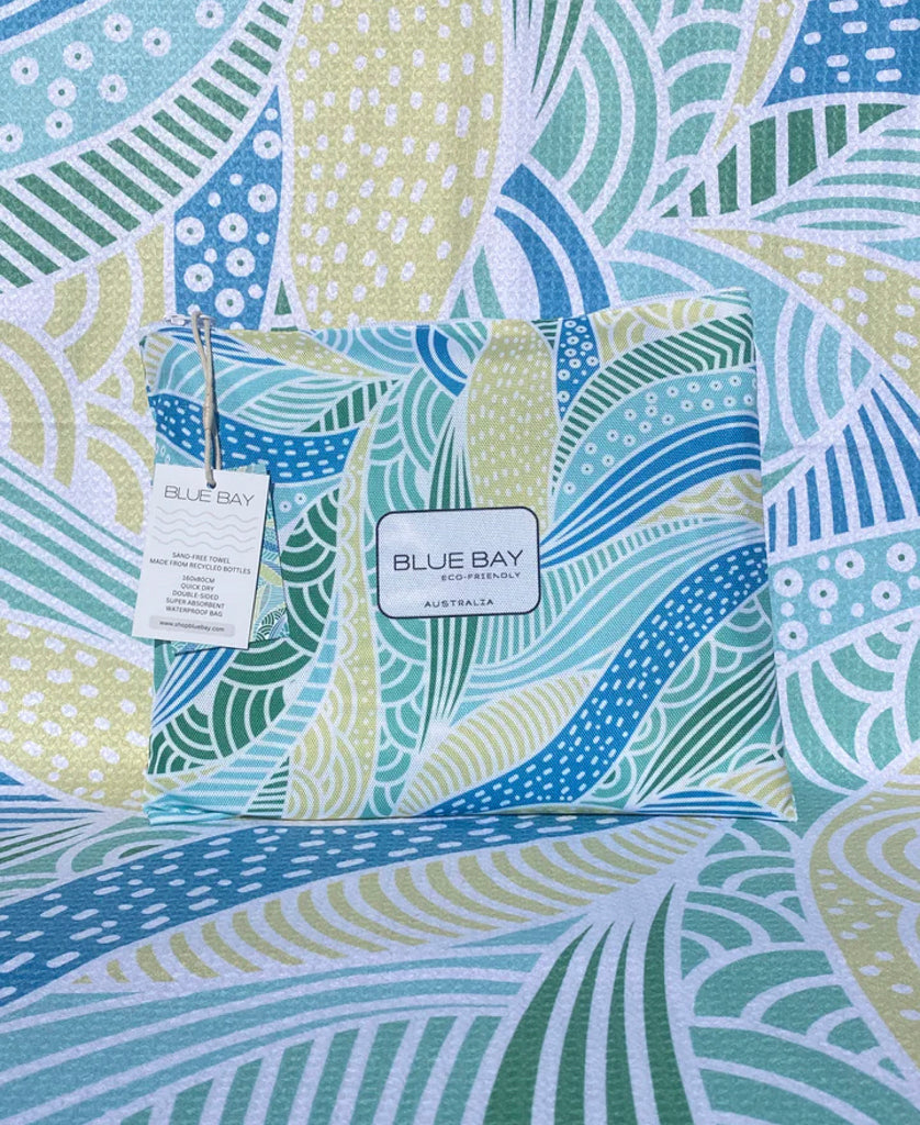 Blue Bay Bluebay Sand-Free Towel | Seaweed - Beach Towels