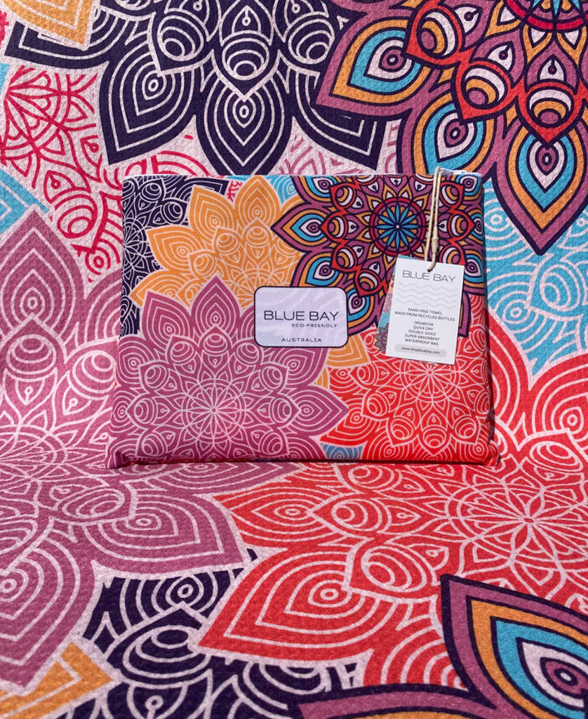 Blue Bay Bluebay Sand-Free Towel | Mandala - Beach Towels