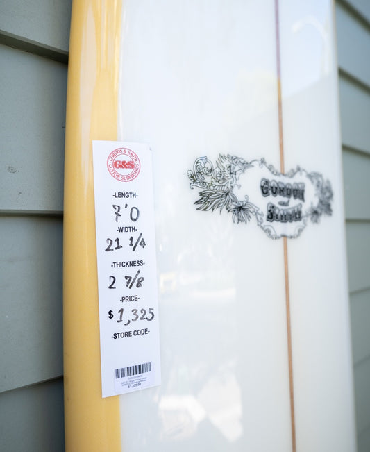 G&S 7'0 Magic Polish Finish | Yellow/White-Golden Breed