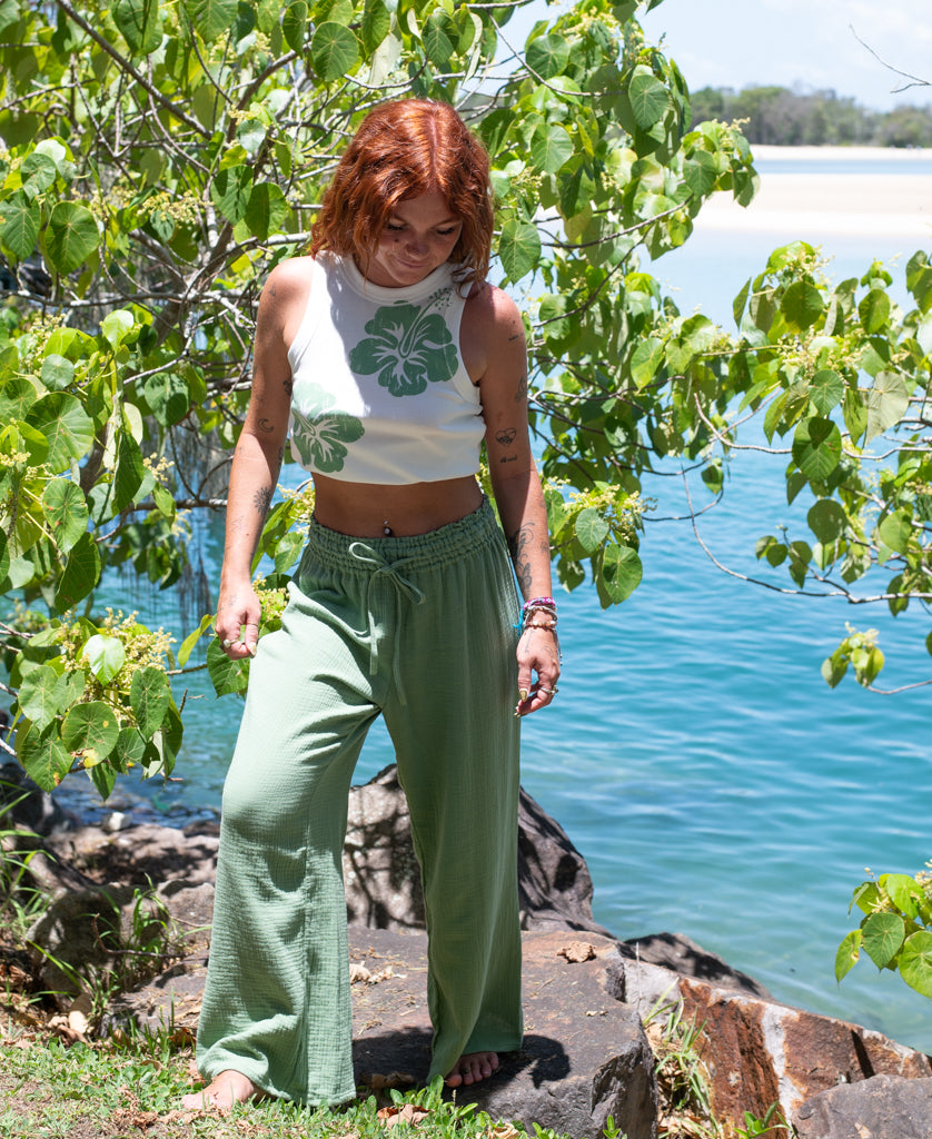 Gia Pant | Moss