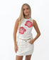 Rosa Hibiscus Tank | Wash Red