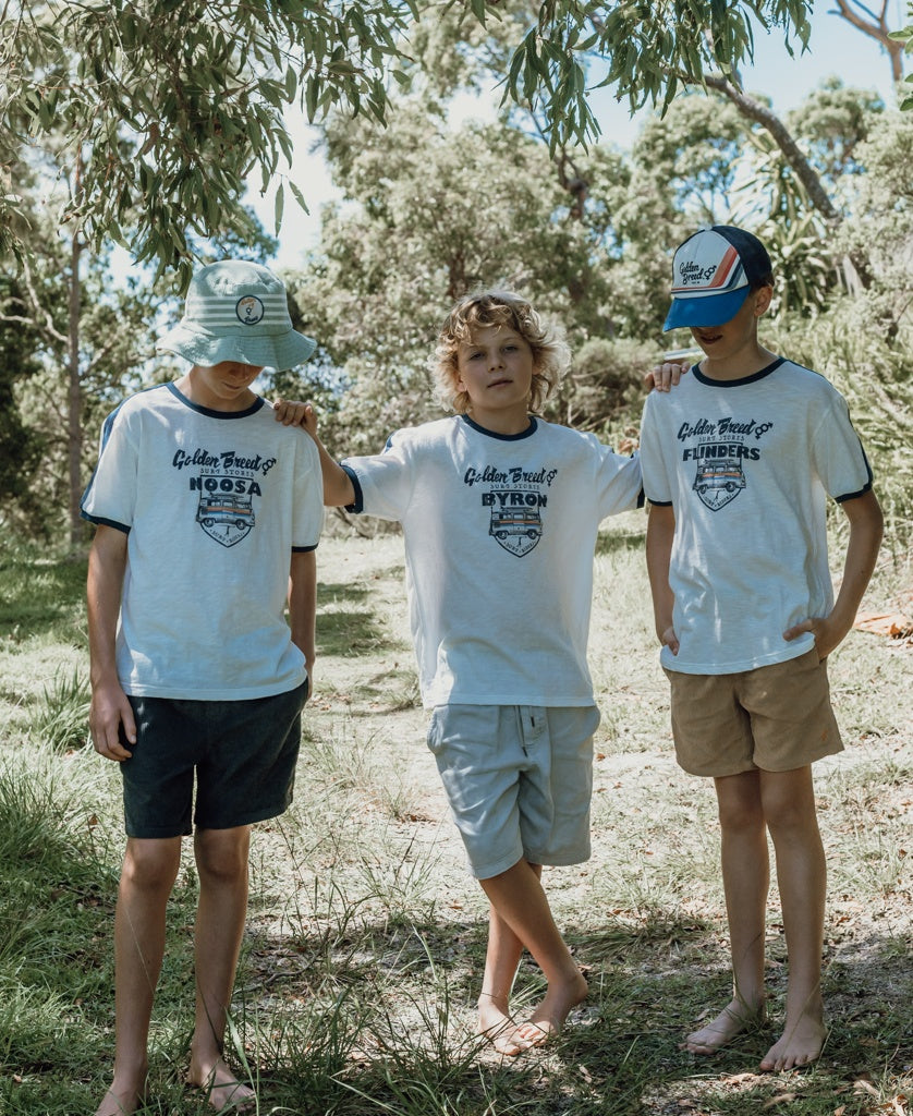 Noosa Rider Kids Tee | Off White