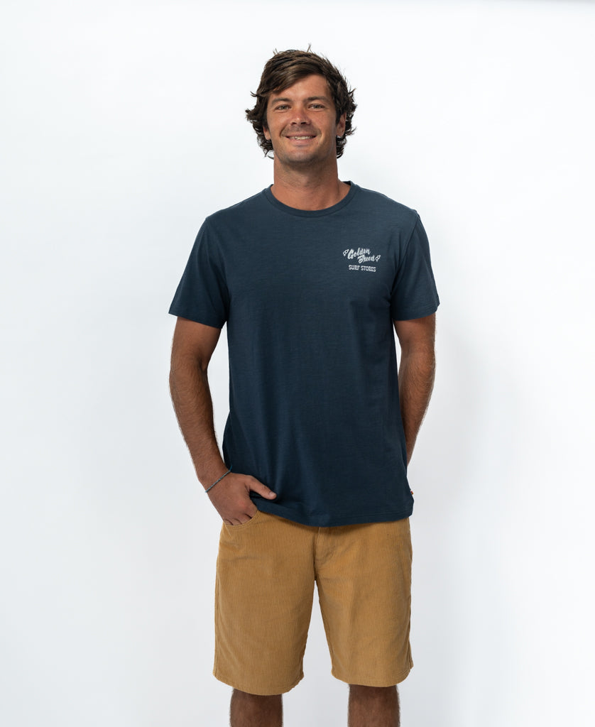 Manly Smurf Tee | Navy