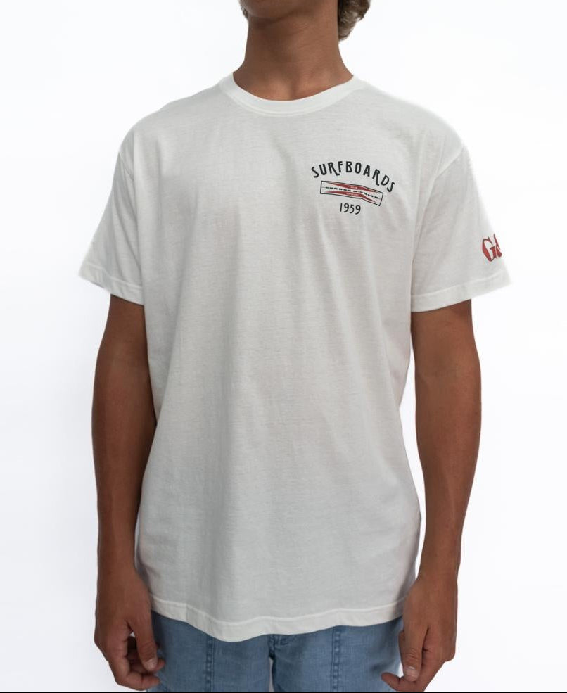 G&S Surfboards Tee | Off White