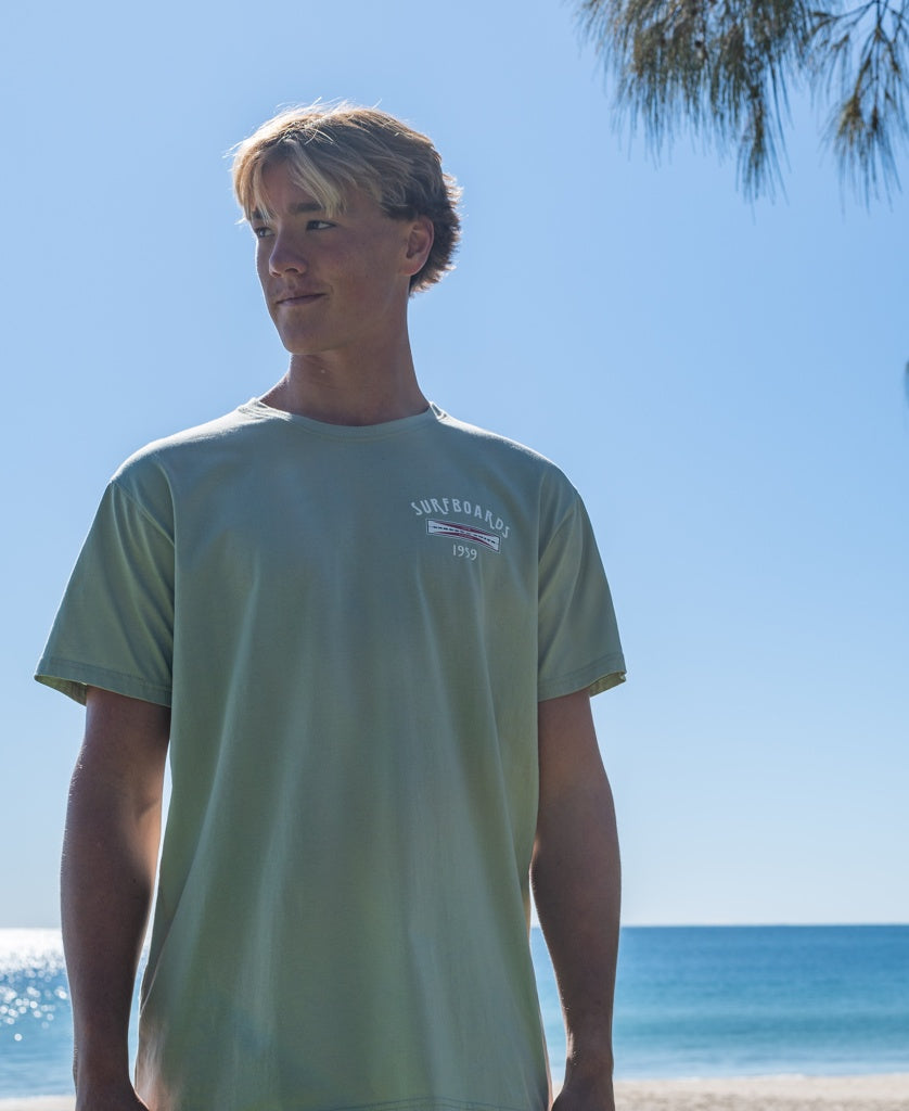 Gordon & Smith G&S Surfboards Tee | Sage - T-Shirts