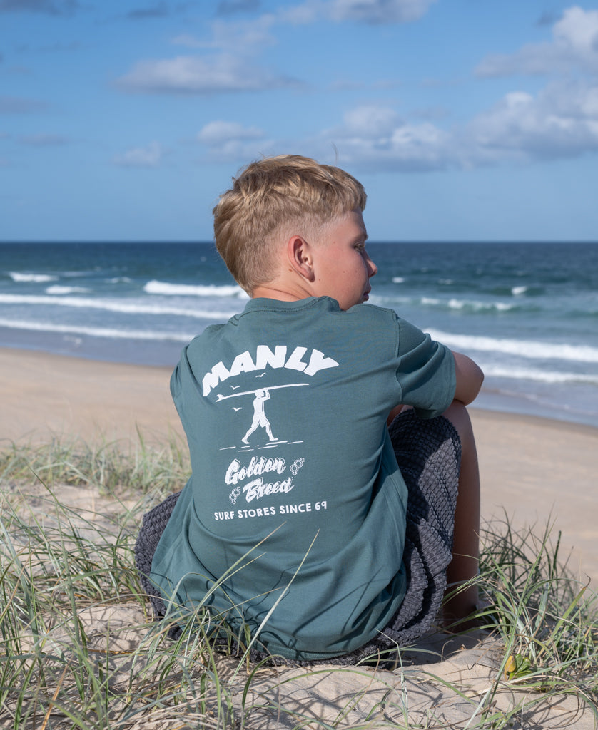 Manly Shanty Kids Tee | Fern