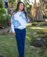 Hibiscus Sweat | White Misty/Azure