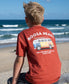 Noosa Stoked Kombi Kids Tee | True Red