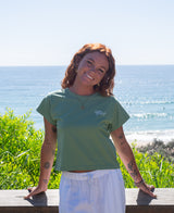 Golden Breed Hattie Tee | Moss - T-Shirts
