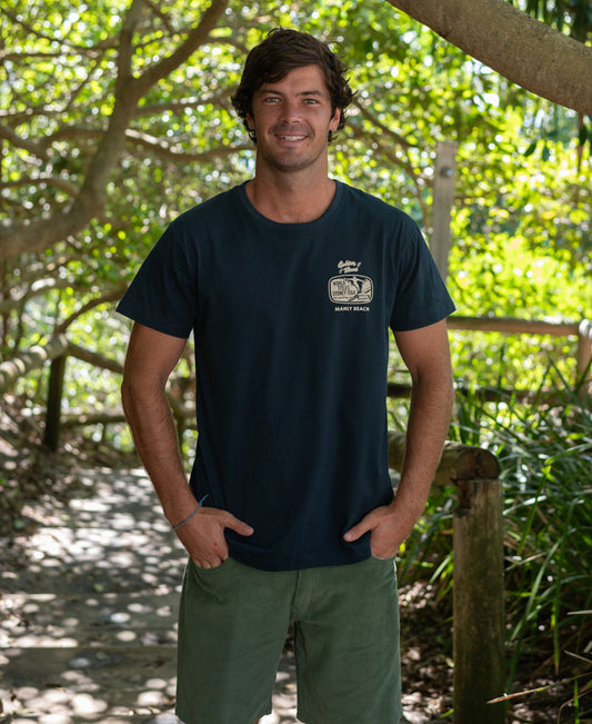 Manly Ampol Tee | Navy