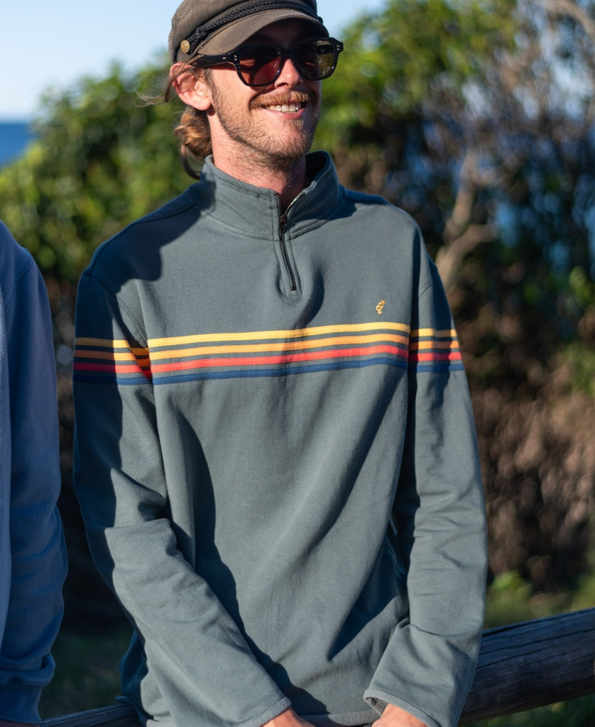 Fort 1/4 Zip Sweater | Fern