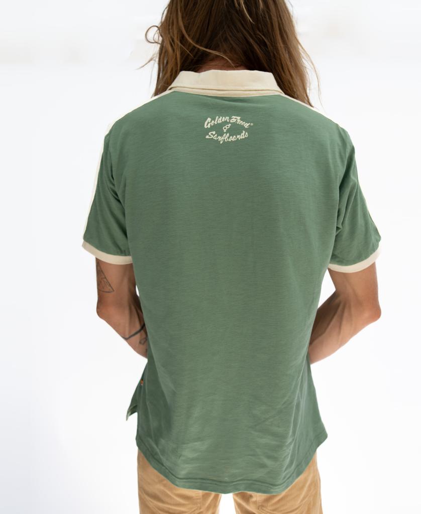 Ringer Polo | Leaf Green