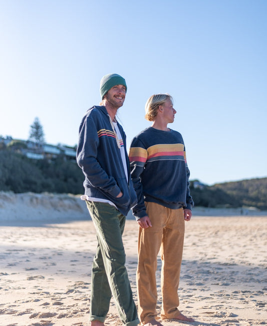 Perfect Zip Through Hoodie | Vintage Navy