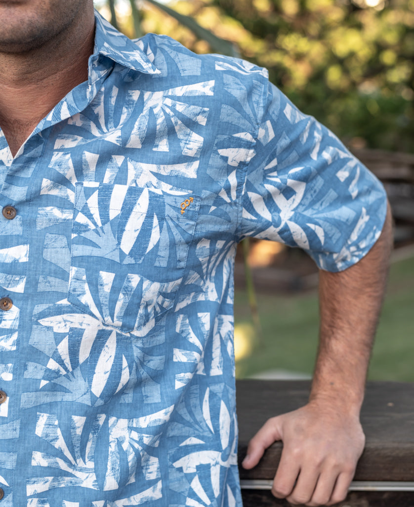 Golden Breed Barbados Shirt | Blue - Shirts